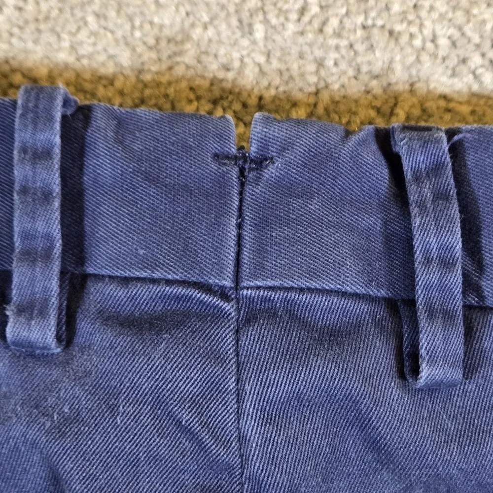 Polo Ralph Lauren Size 40 Men's Classic Fit Shorts Navy Blue Chino Shorts